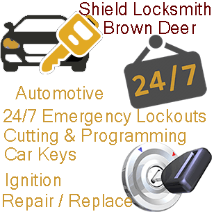 cutting & programming car keys Milwaukee locksmith Automotive Locksmith Brown Deer Wi 24/7 Emergency lockouts, Cutting & Programming car keys