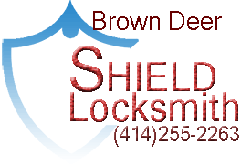 Shield Locksmith Logo Brown Deer Wi Locksmith Service