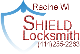 Shield Locksmith Logo Racine Wi Locksmith Service